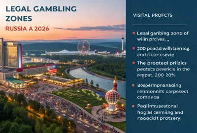 Легальные зоны азартных игр России: рост посещаемости и необычные проекты 2026